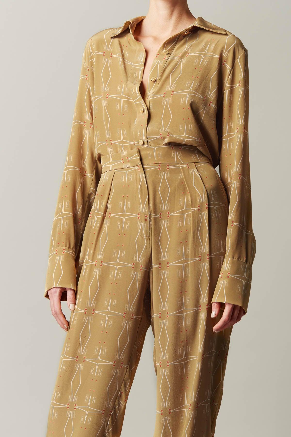 Louis Vuitton Fluid Silk Utility Jumpsuit