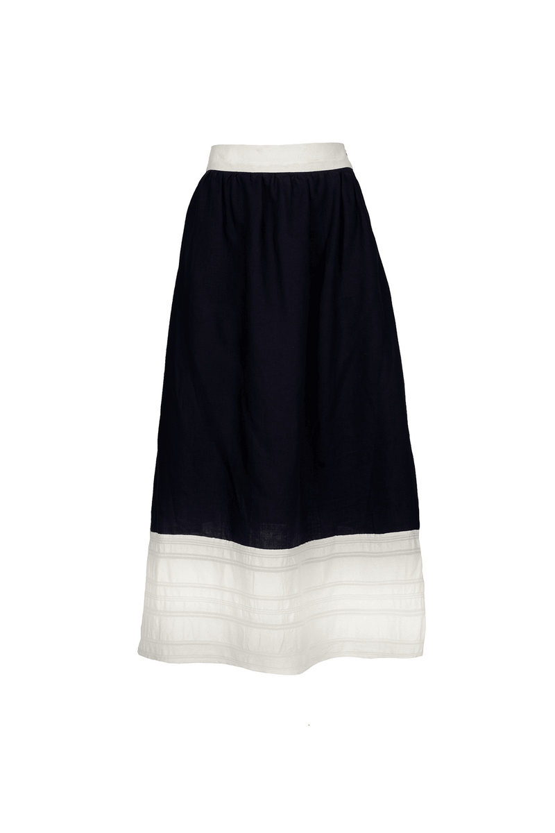 Anais linen skirt blue - Official MIA PAPA