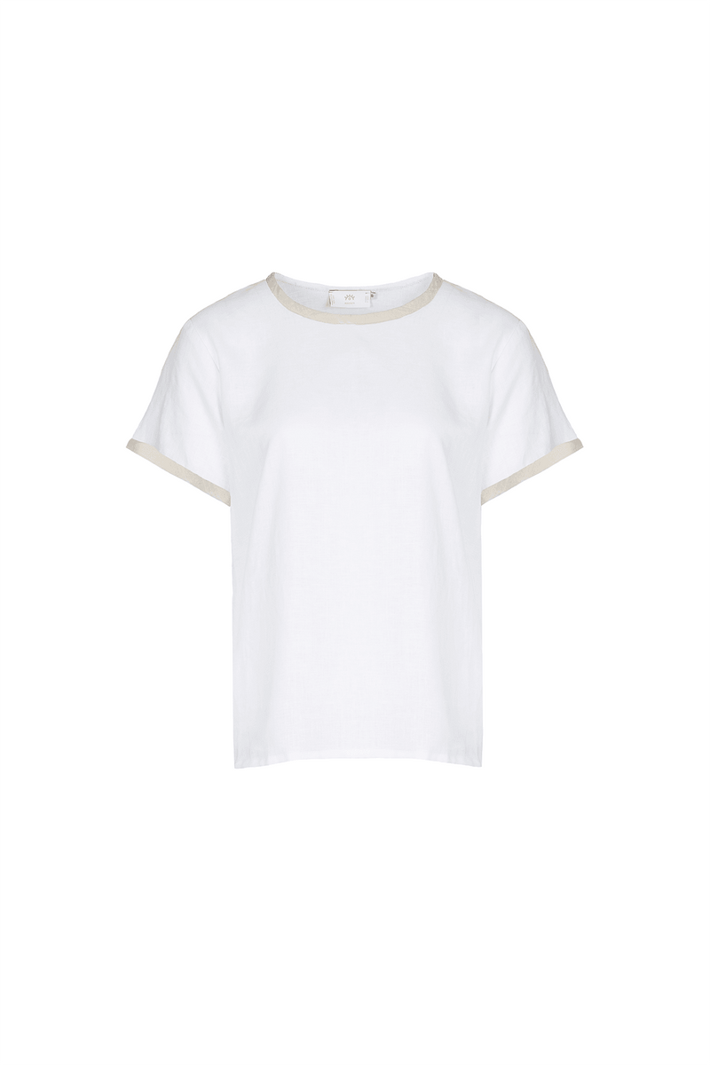 Andrea linen & peace silk T-Shirt - Official MIA PAPA