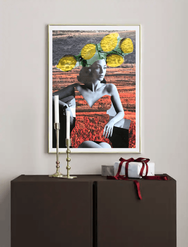 Lemon Hat Art Print - Official MIA PAPA