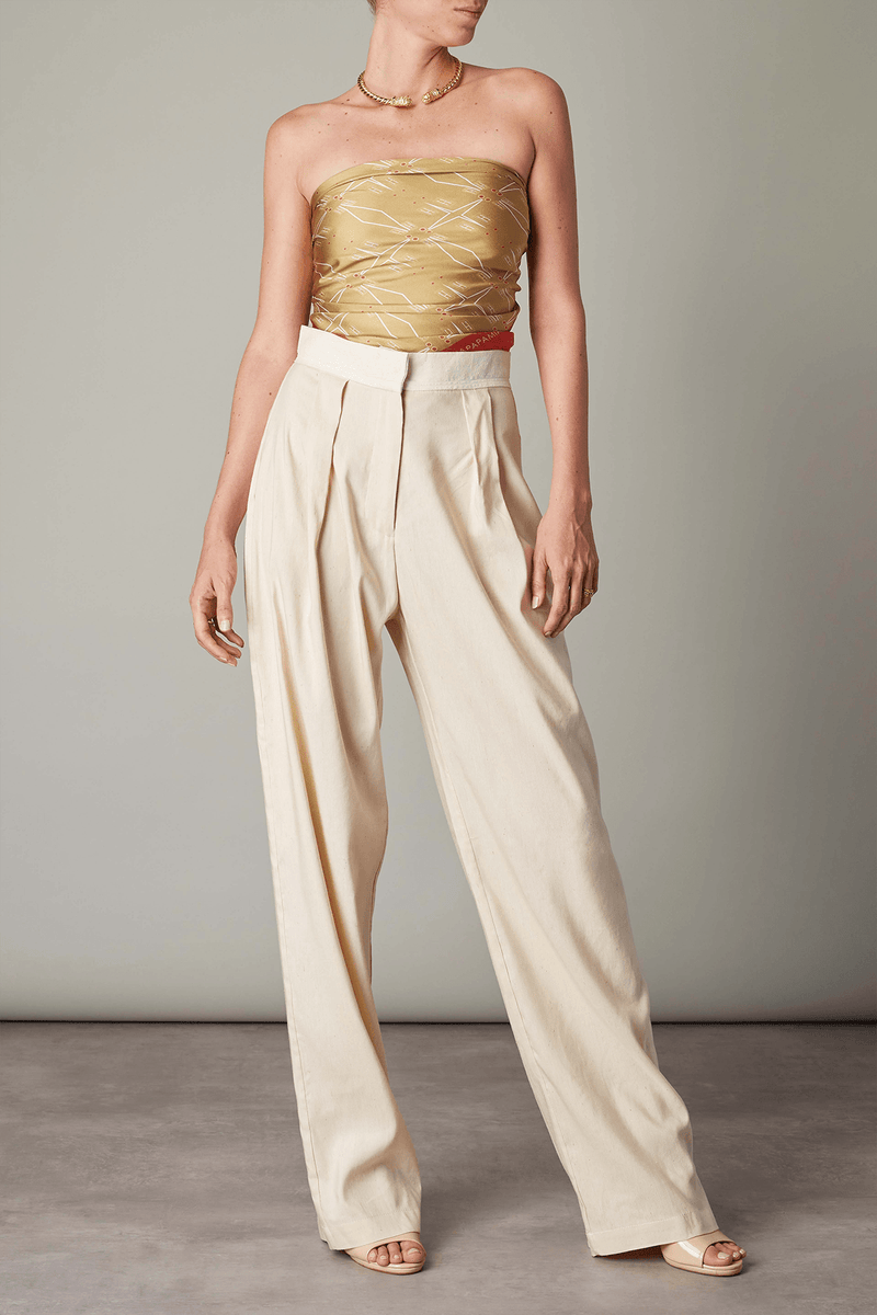 Olympia Peace Silk Trousers - Official MIA PAPA