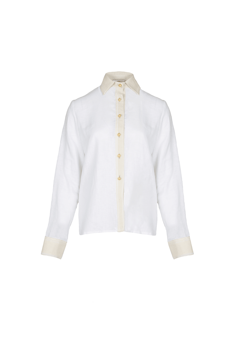 Philippa linen & peace silk shirt - Official MIA PAPA