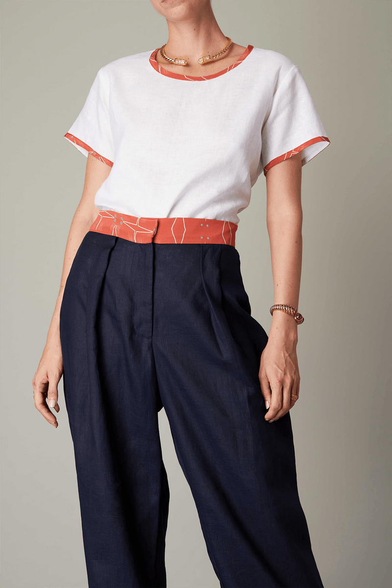 Philippa linen trousers - Official MIA PAPA