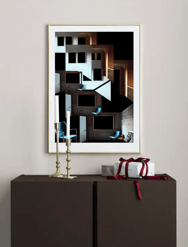 The Turquoise Chair Art Print - Official MIA PAPA