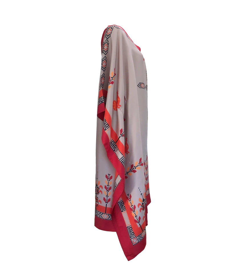 Circe Midi Silk Caftan - MIA PAPA