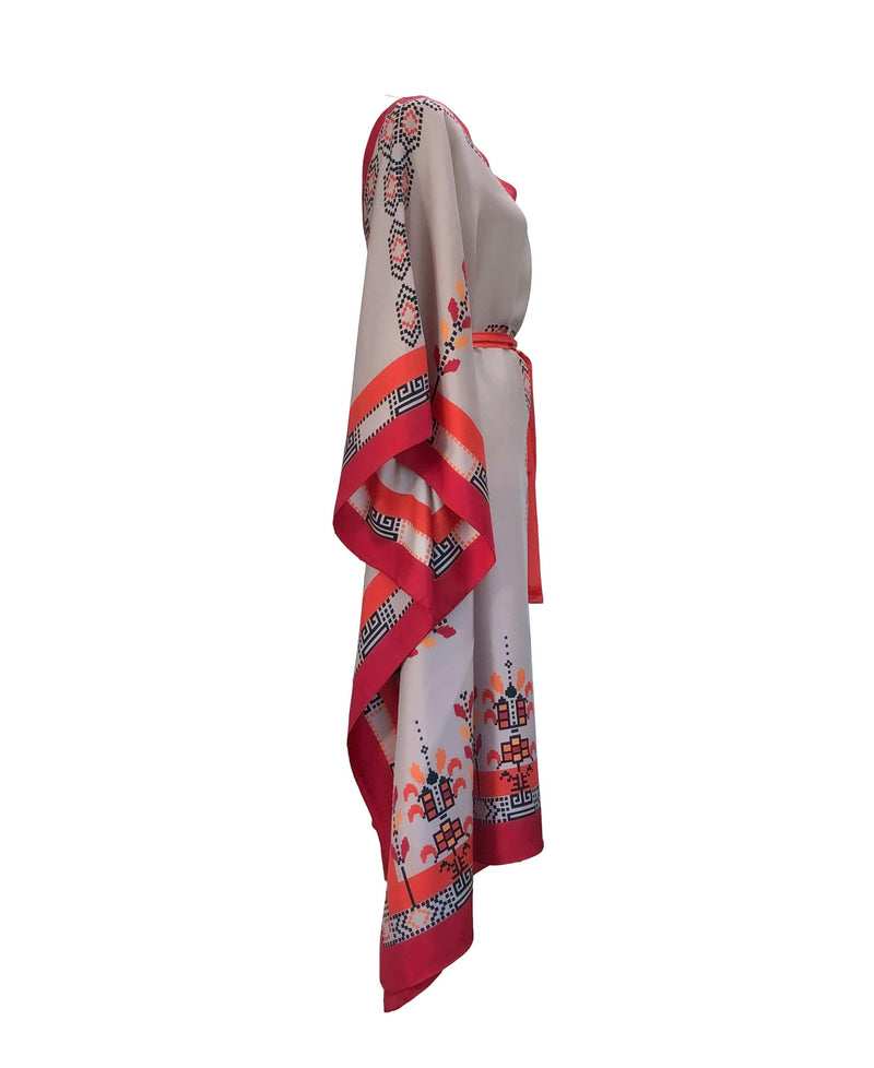 Circe Midi Silk Caftan - MIA PAPA